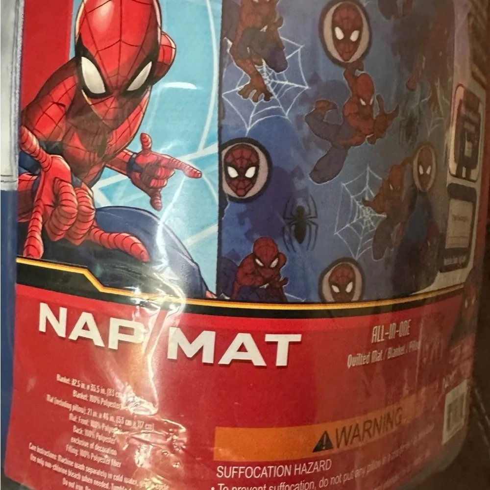Marvel Spider-Man Kids Nap Mat - Blue and Red - Picture 3 of 3